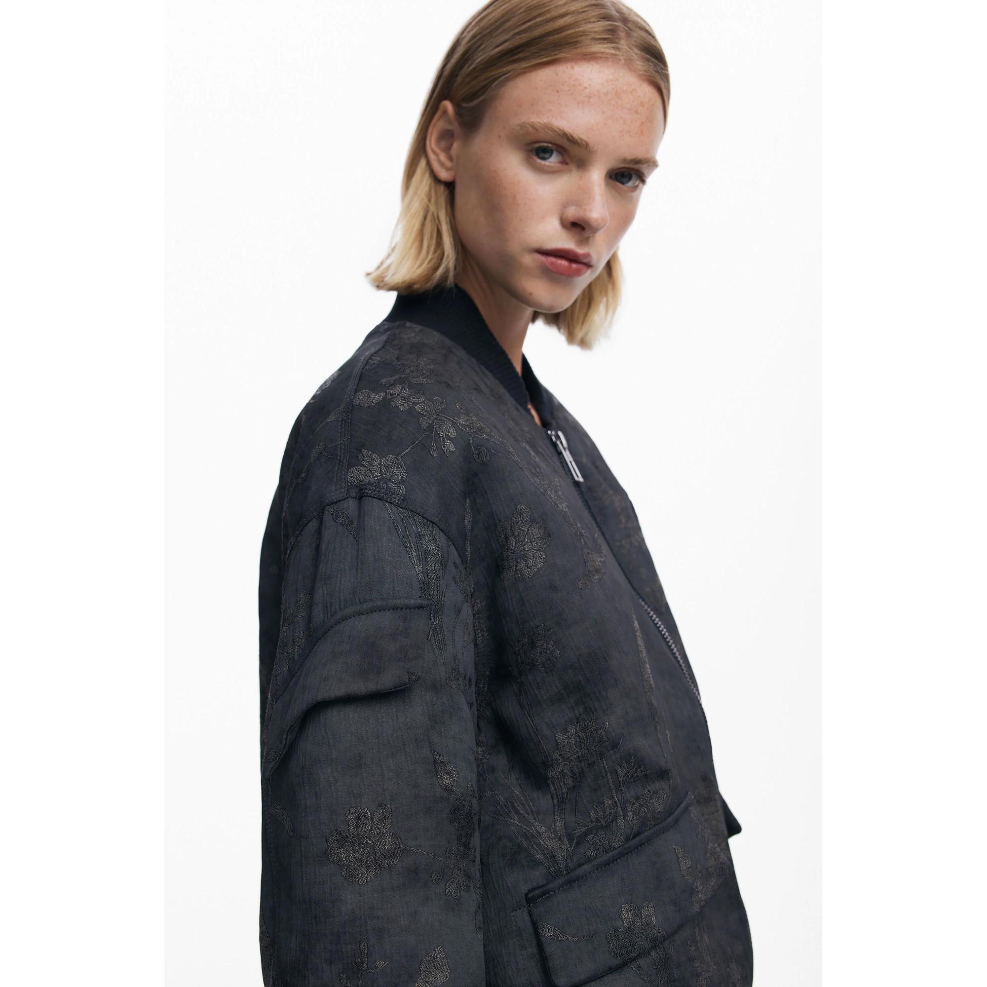 Desigual Veste Bomber Motif Floral  