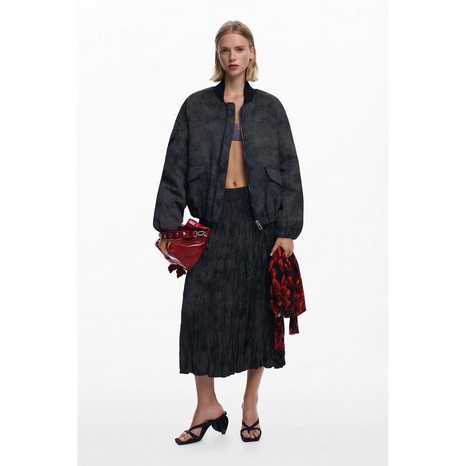 Desigual Bomberjacke mit orientalischer Stickerei  