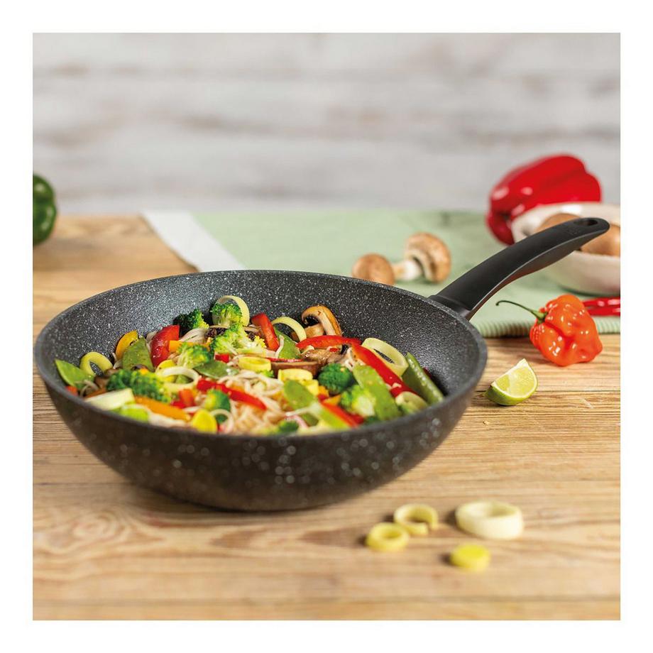 KUHN RIKON Set poêle à frire/wok Easy Induction Marble 