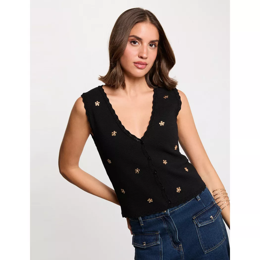 Morgan - Gilet, für Damen, Multicolor, Größe L