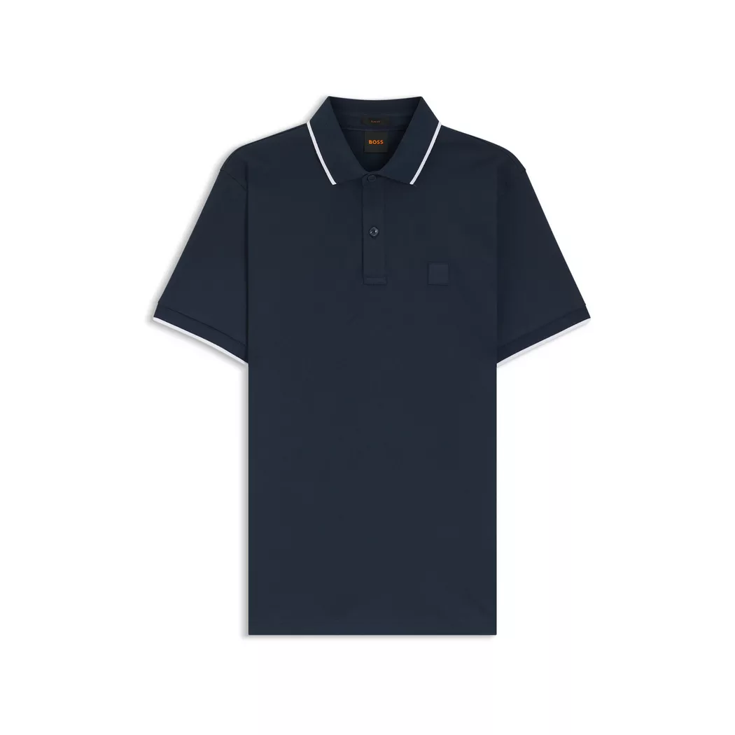 Boss ORANGE - Poloshirt, kurzarm, für Herren, Blau, Größe S