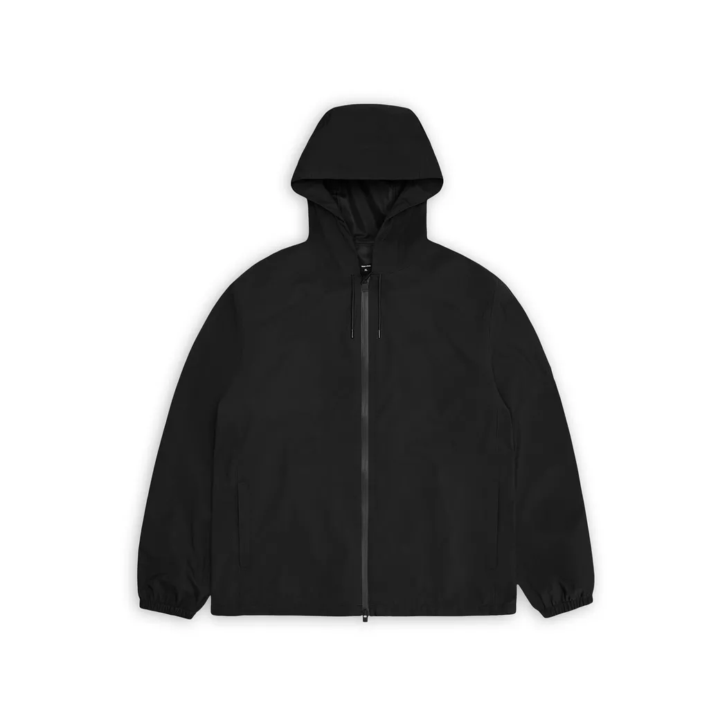 Rains Parka Jacket Black Size L 5