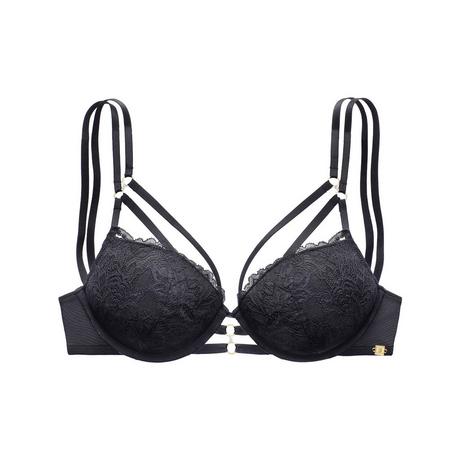 LASCANA Reggiseno Push-up Ferretto Coppe Lisce Senza Cuciture Imbottitura Spacer  