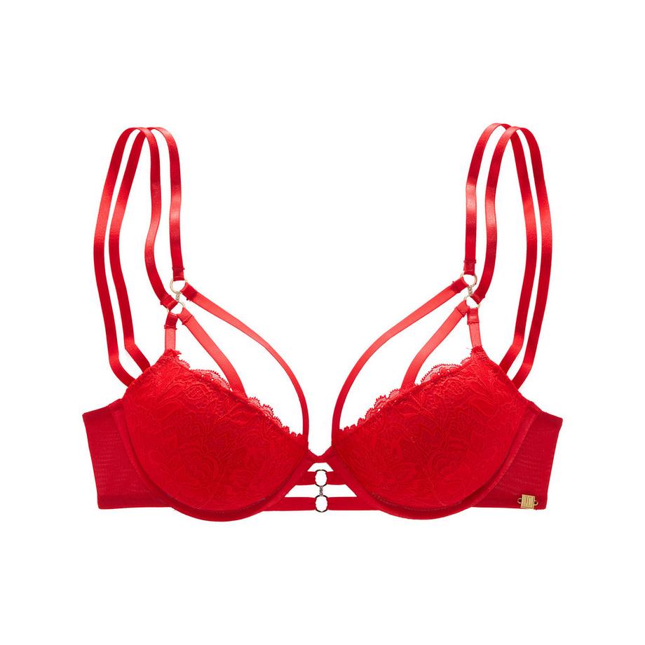 LASCANA Push-up BH mit Bügel Glatte Nahtlose Cups Spacer Padding  