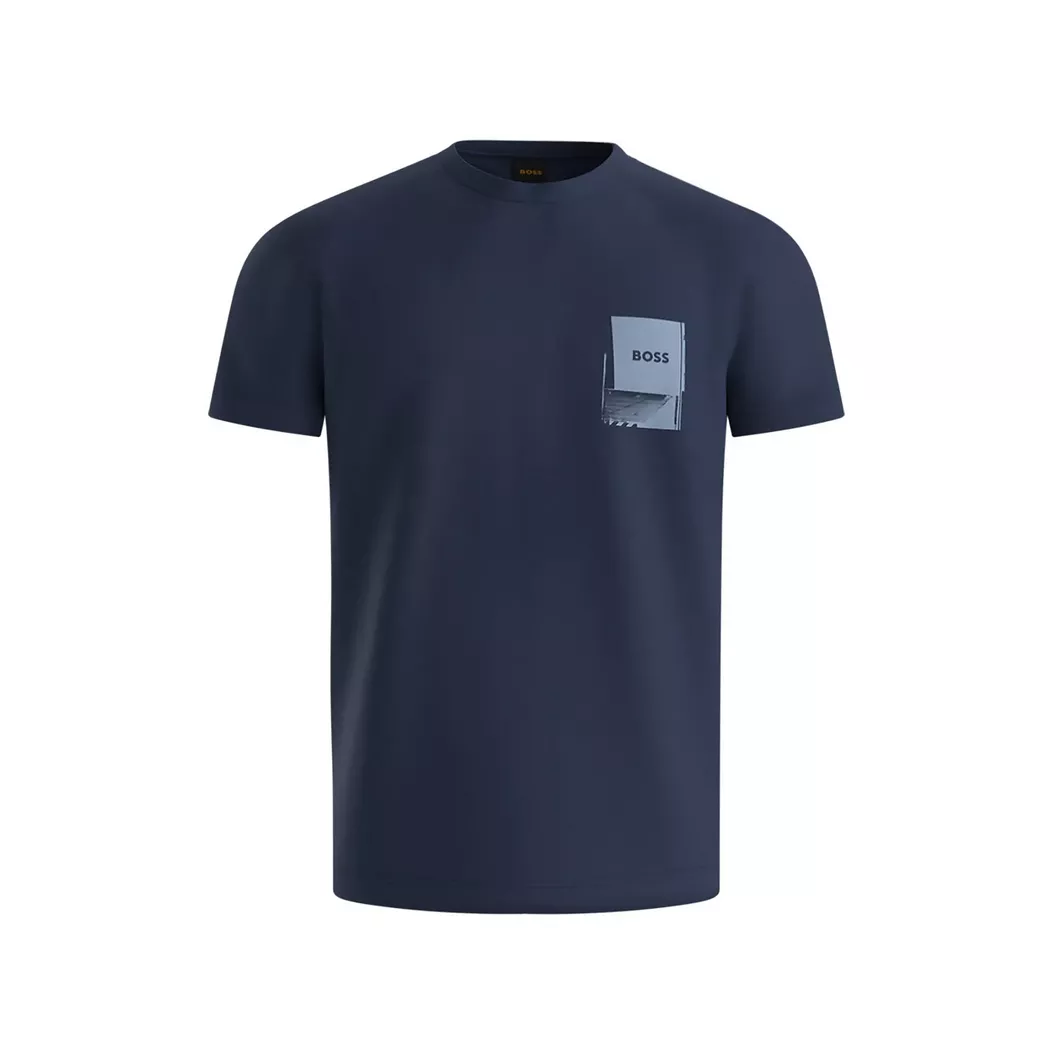 Boss ORANGE - T-Shirt, für Herren, Blau, Größe XL