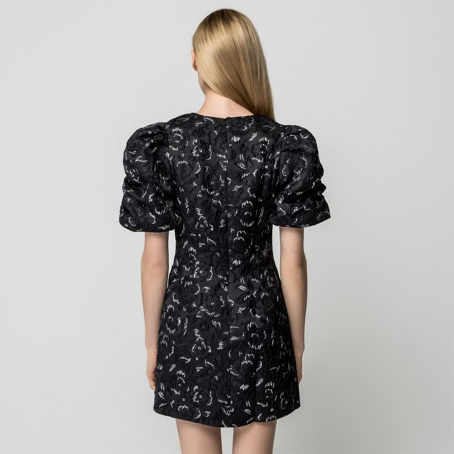 Gina Tricot Mini Robe à Manches Bouffantes  