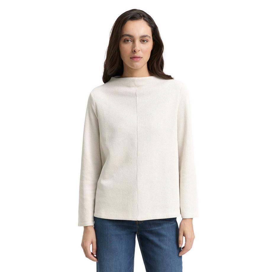 TOM TAILOR Sweat-shirt Col Montant Regular Fit  