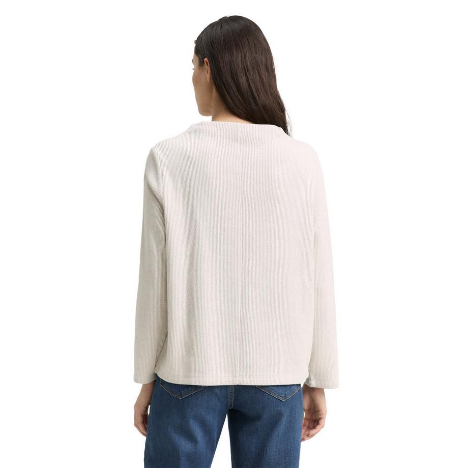 TOM TAILOR Sweat-shirt Col Montant Regular Fit  