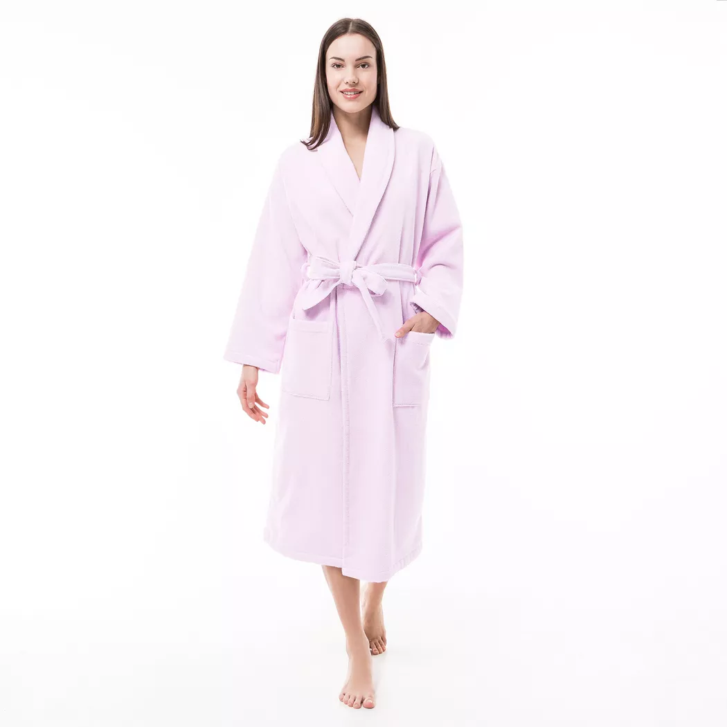 Manor - Bademantel, unisex, für Damen, Lavendel, Größe L/XL