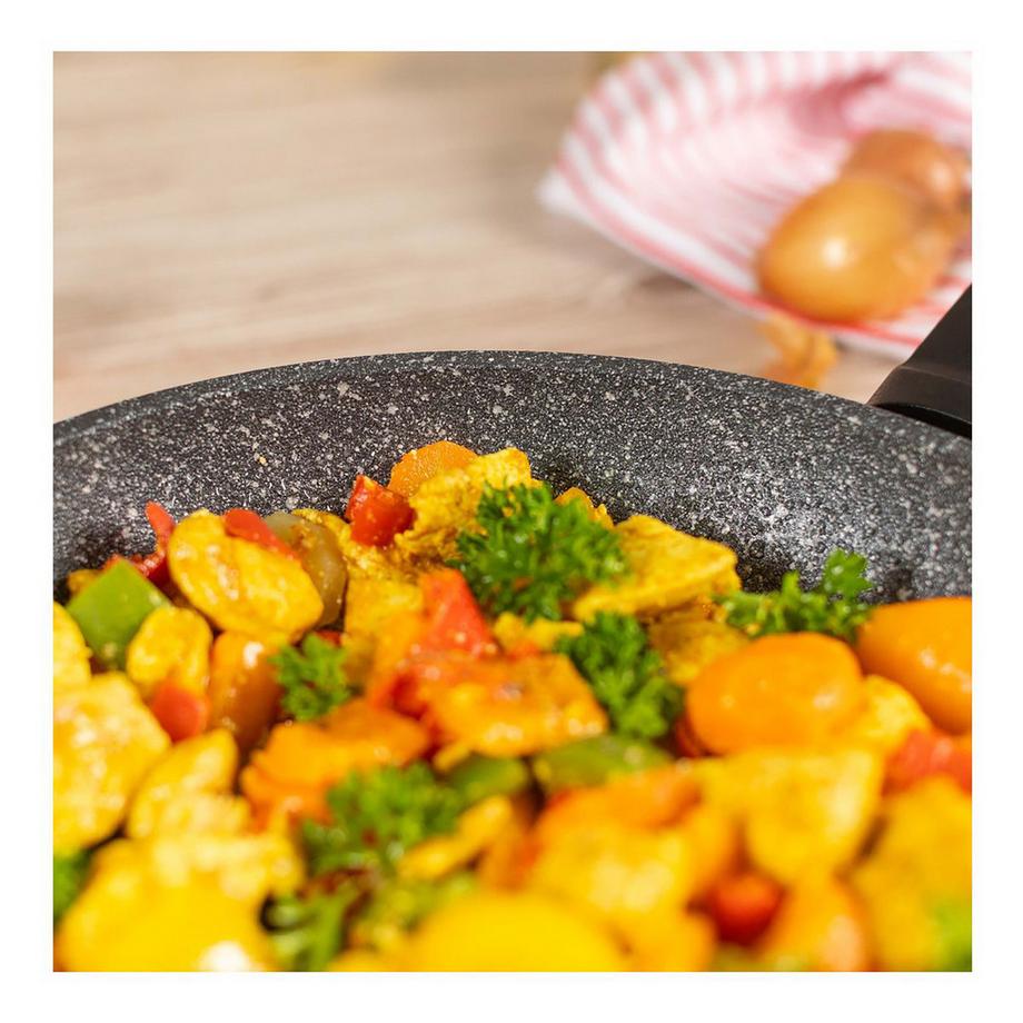 KUHN RIKON Bratpfannen-/Wok-Set Easy Induction Marble 