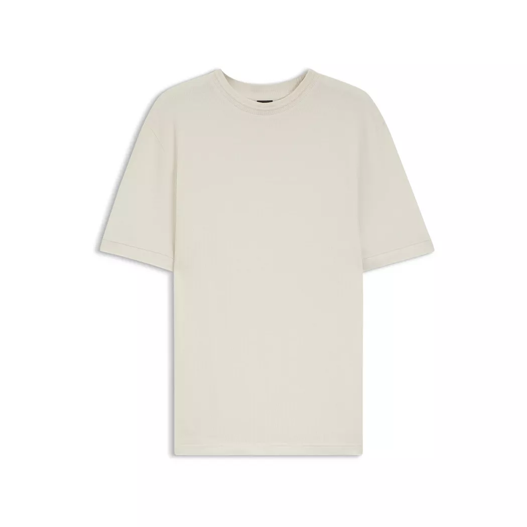 Boss BLACK - T-Shirt, für Herren, Ecru, Größe M