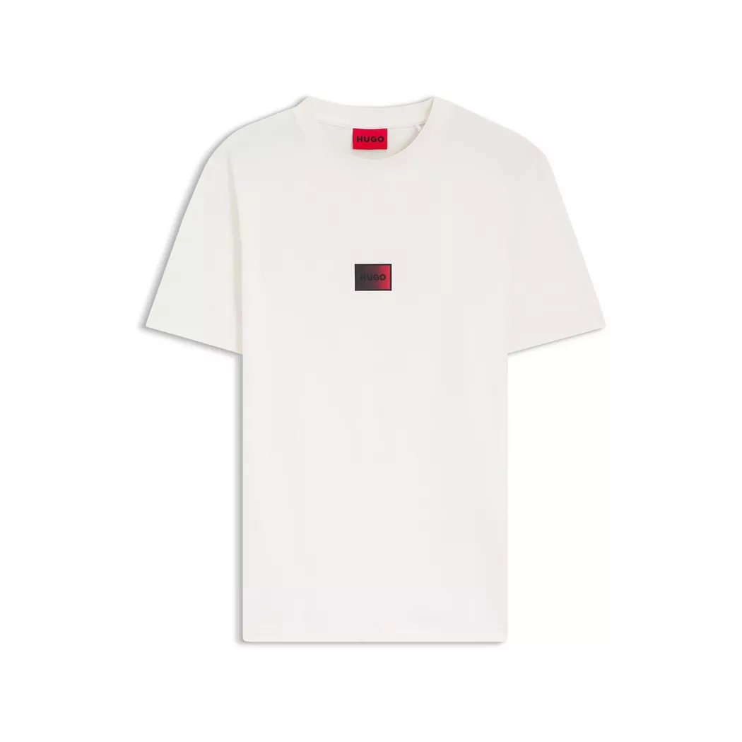 HUGO pour homme. 50488330 T-shirt Dapolino blanc (L), Casuel, Coton, Manche courte 6