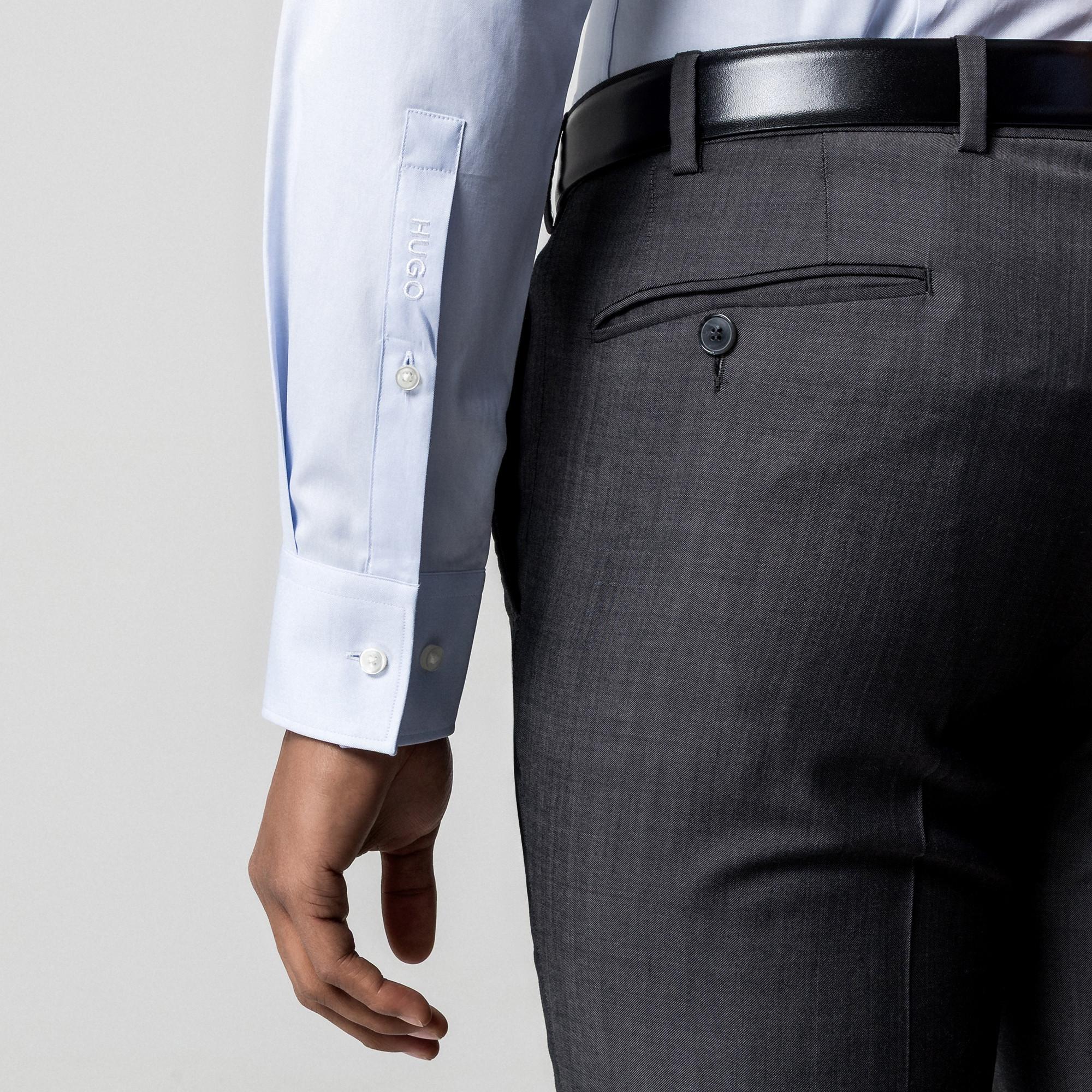 HUGO Kenno Langarm Freizeit Hemd  