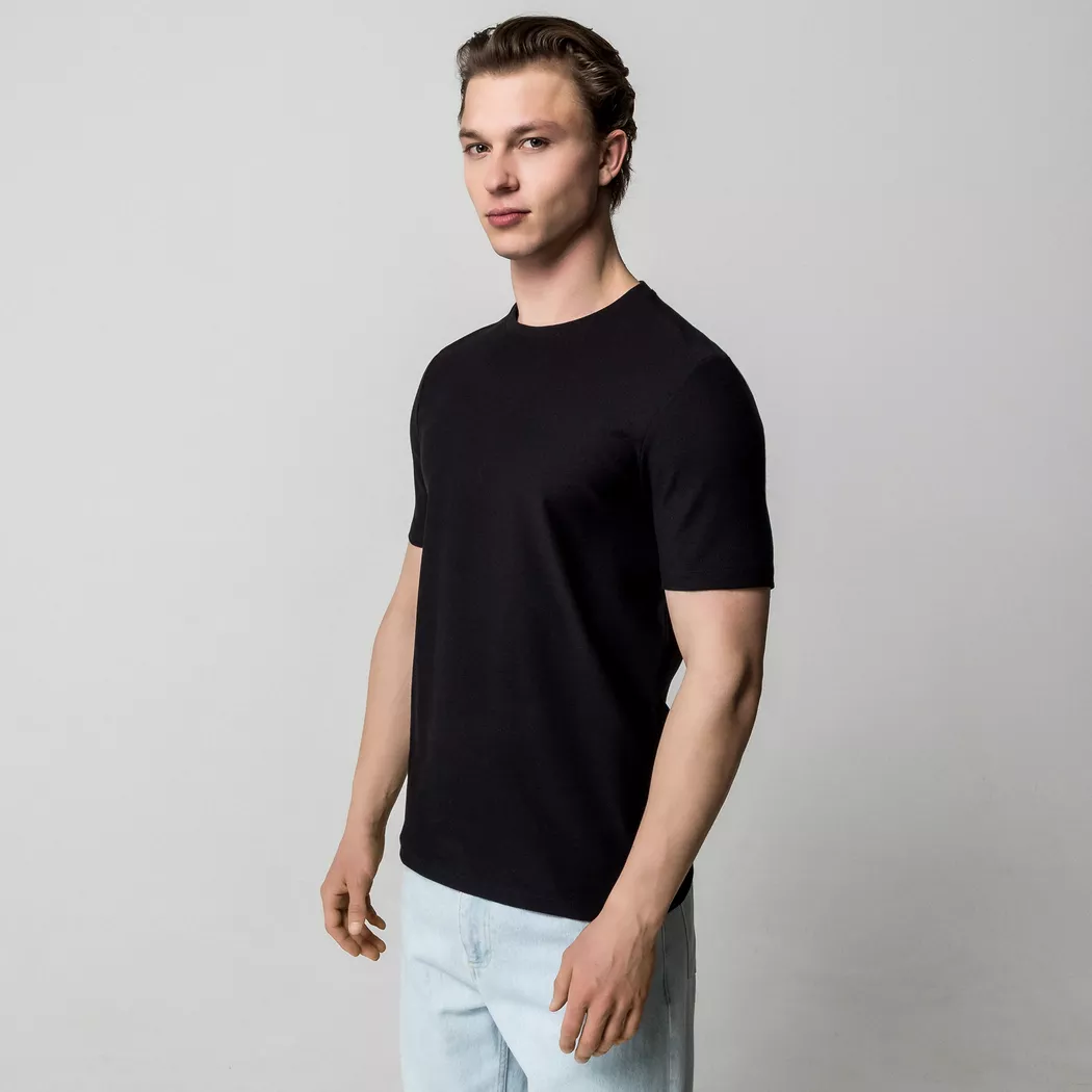 Hugo T-shirt à Manches Courtes Dapolino 10248326 01 Black L Homme 3