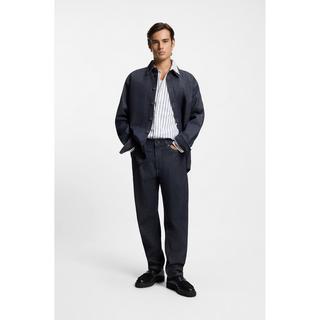 HUGO Erillo Gestreiftes Regular Fit Langarmhemd  