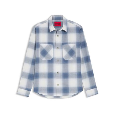 HUGO Erato Kariertes Regular Fit Langarmhemd  