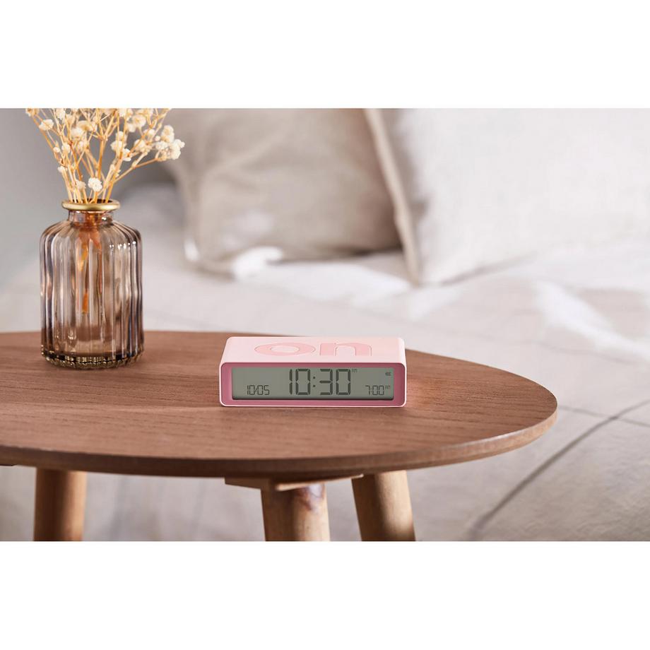 LEXON Alarm Clock with LCD-Screen LR157P4   Flip Classic  Digitalwecker 