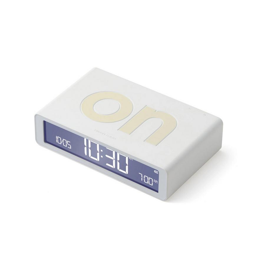LEXON Alarm Clock with LCD-Screen LR157W9   Flip Classic  Réveil numérique 