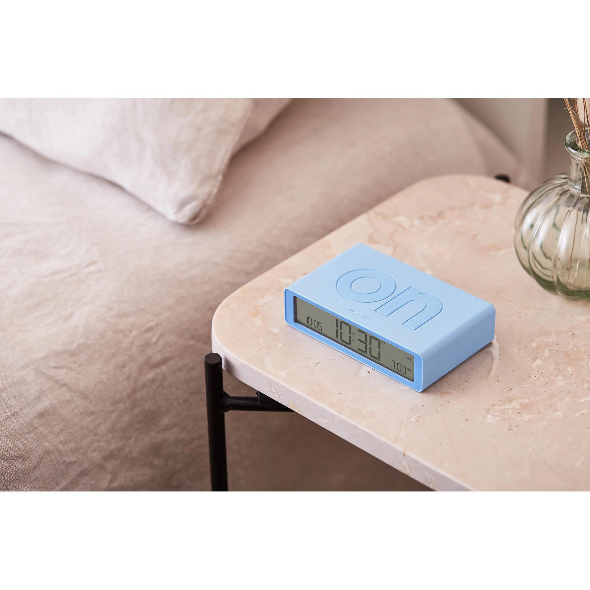 LEXON Alarm Clock with LCD-Screen LR157LB1  Flip Classic   Digitalwecker 