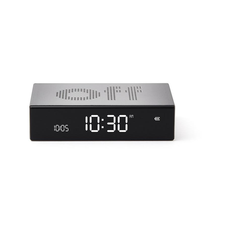 LEXON Alarm Clock Alu, LCD-Screen LR152A    Flip Premium  Réveil numérique 
