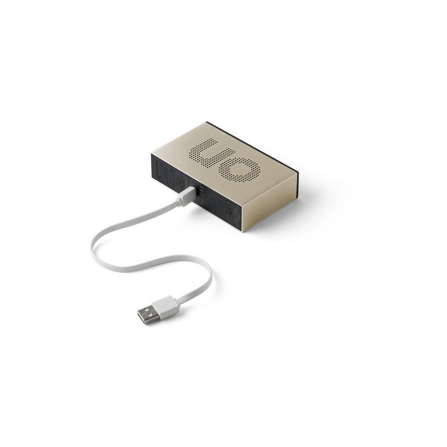 LEXON Alarm Clock Alu, LCD-Screen LR152D    Flip Premium        Digitalwecker 