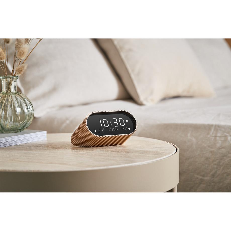 LEXON LCD-Alarm Clock,Temp.&Humidity LR155VG3  Ray Clock       Digitalwecker 