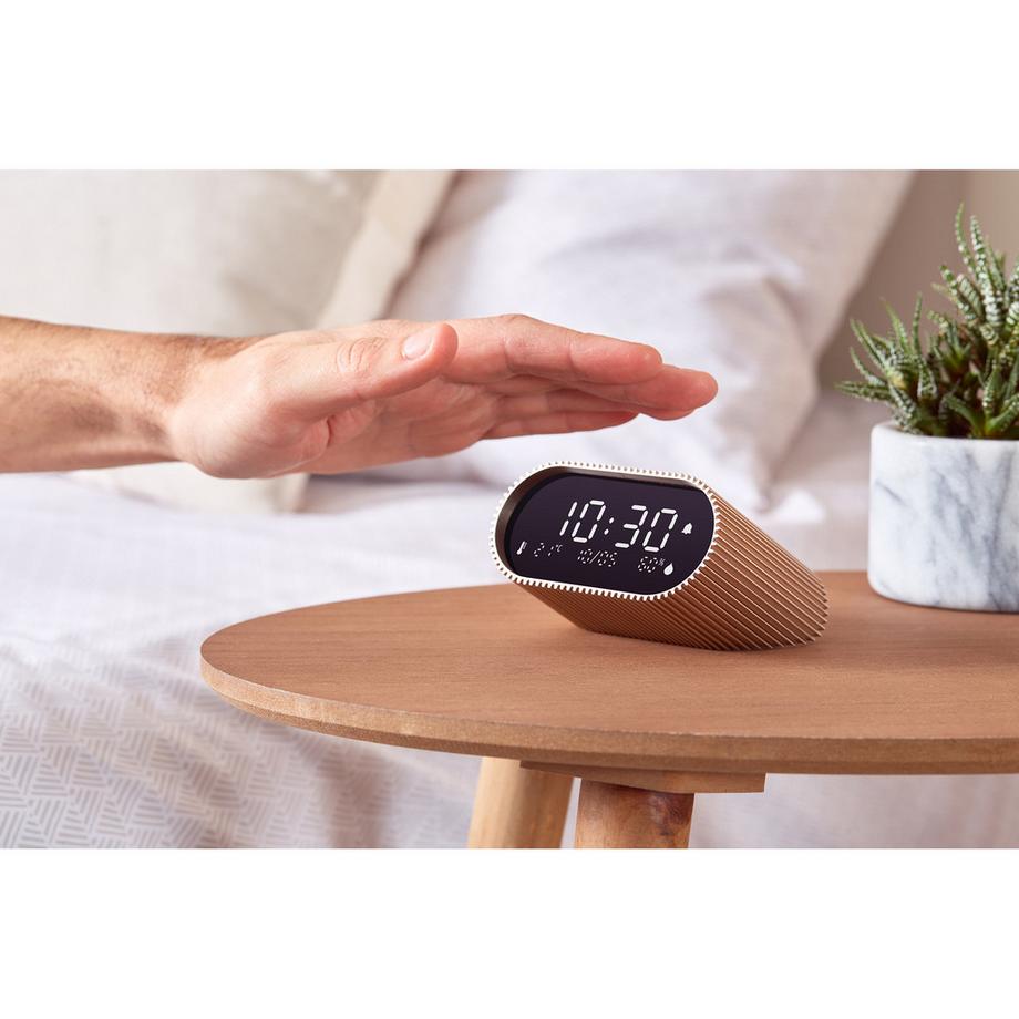 LEXON LCD-Alarm Clock,Temp.&Humidity LR155VG3  Ray Clock       Digitalwecker 