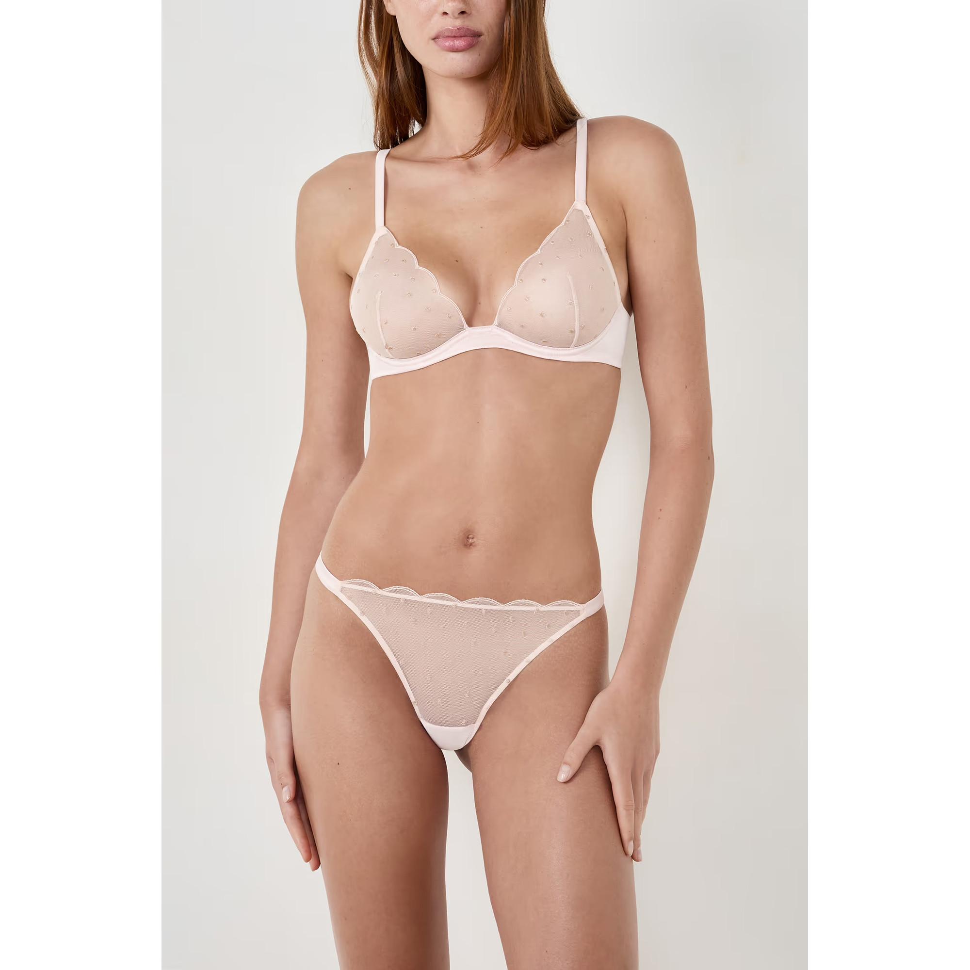 Etam Divine Noir Perizoma Invisibile Opaco  