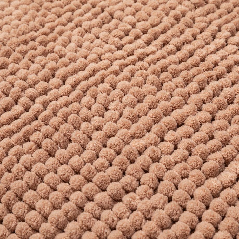 Manor Home Tappeto da bagno Color Chenille 