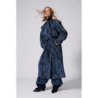 Desigual Denim Ombre Trench Doppiopetto  