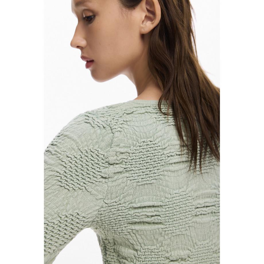 Desigual Maglione Testurizzato Maniche Lunghe  