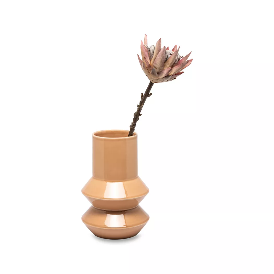Manor - Vase, H25cm,Ø18cm, Baumnuss