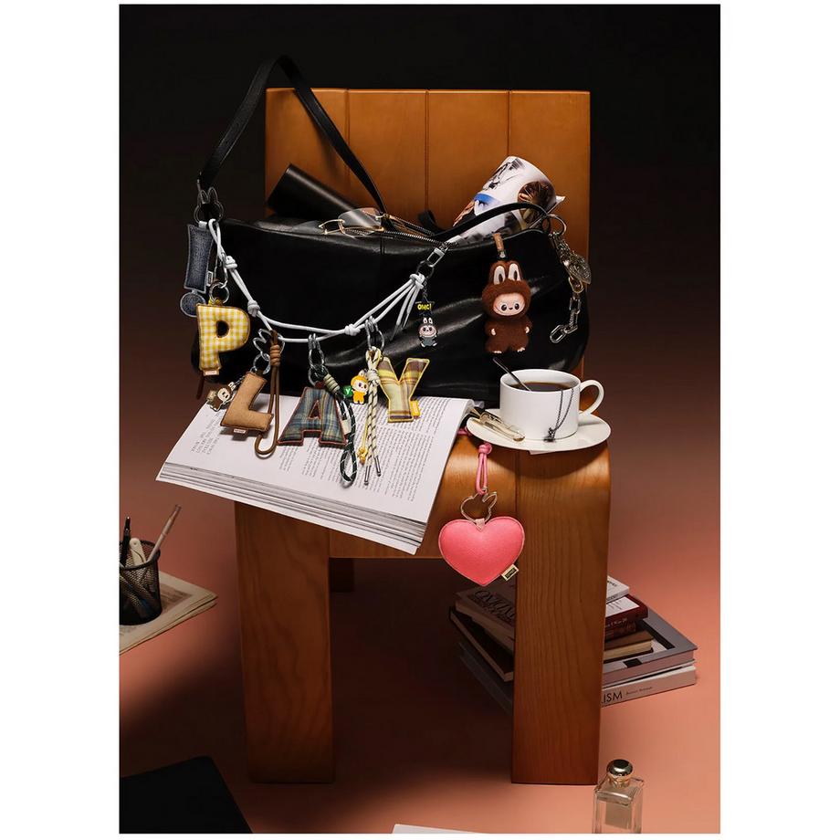 Popmart Beauty Labubu The Monsters "Pin for love" A-M Letter Pendant-Series, Pacchetto sorpresa  