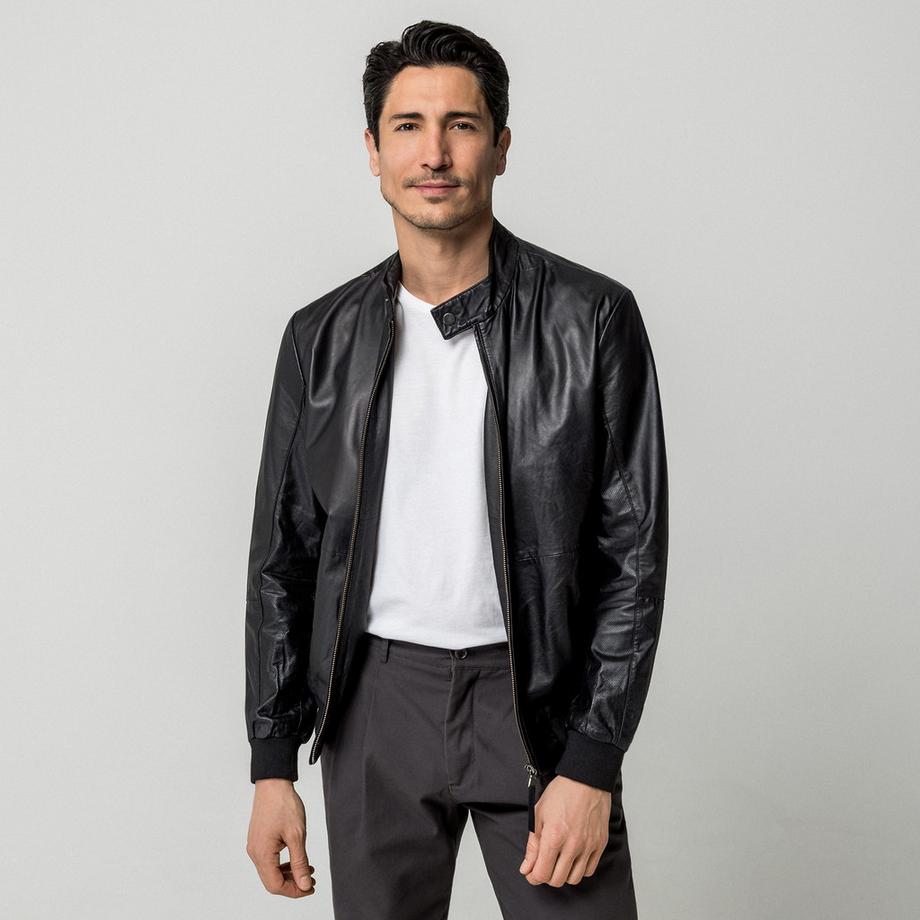 Manor Man Lederjacke  