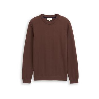 TOM TAILOR Fischgrät Regular Fit Pullover  