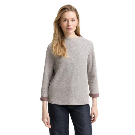 TOM TAILOR Sweatshirt Stehkragen Regular Fit  