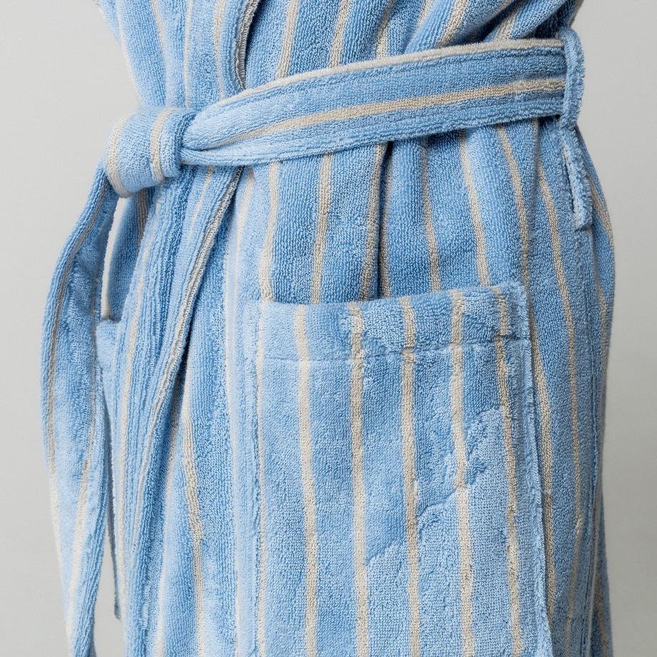 Manor Lexi Gestreifter Unisex Bademantel  