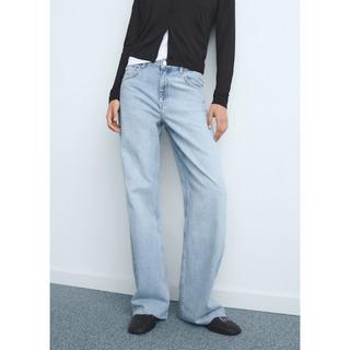 MANGO Danila High Waist Wide Leg Jeans  