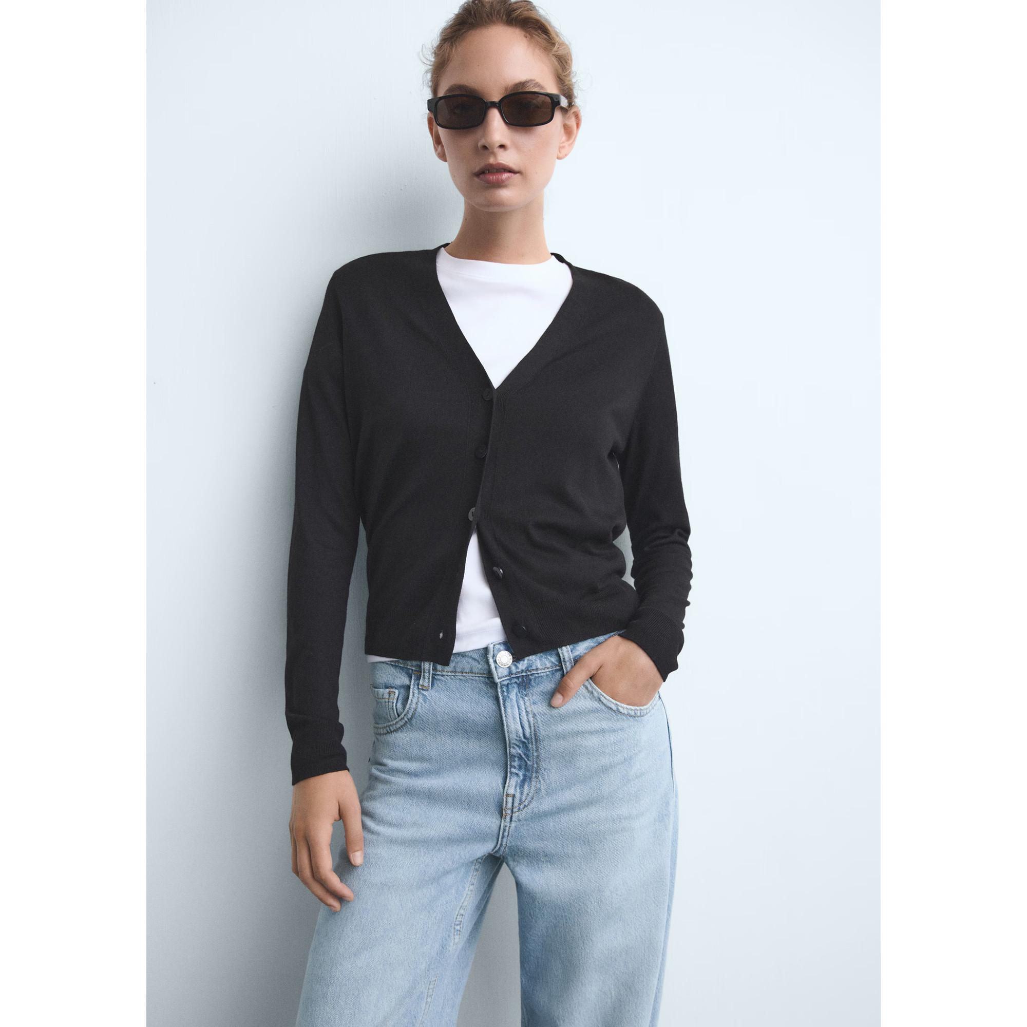 MANGO Danila High Waist Wide Leg Jeans  