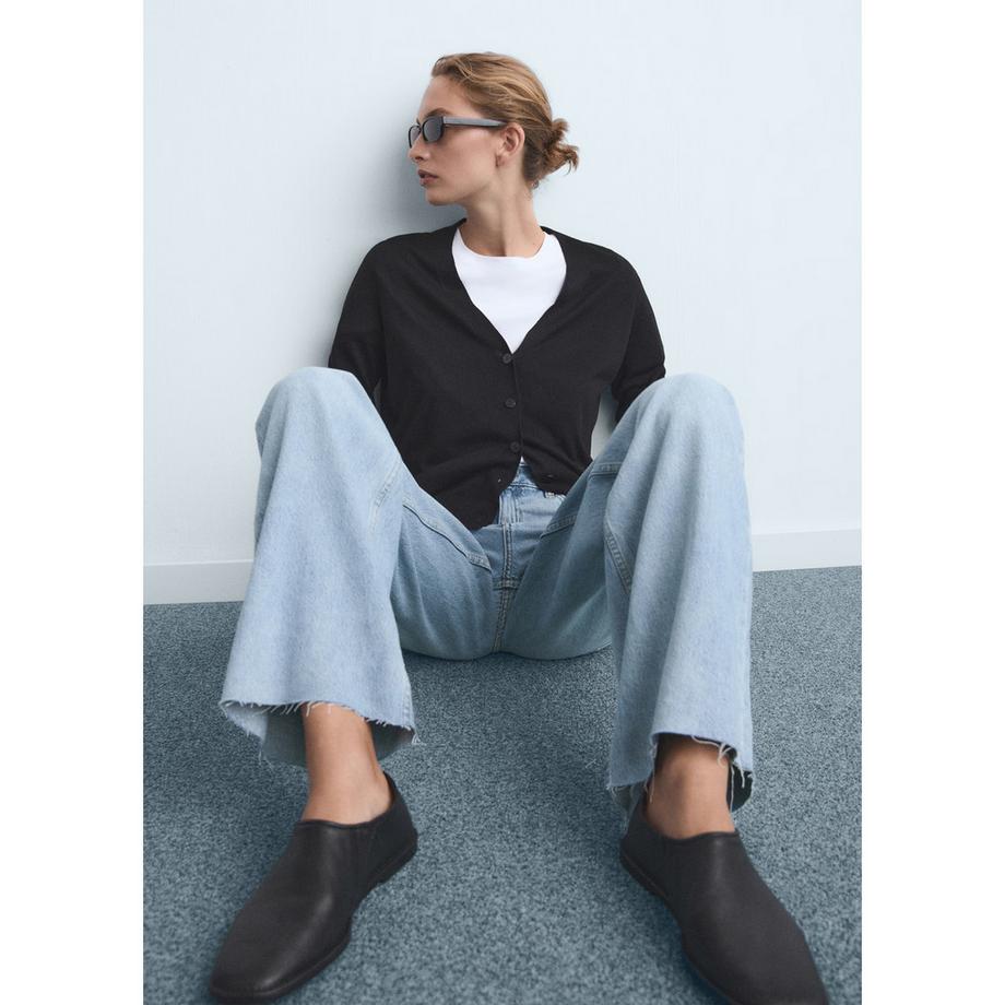 MANGO Danila High Waist Wide Leg Jeans  