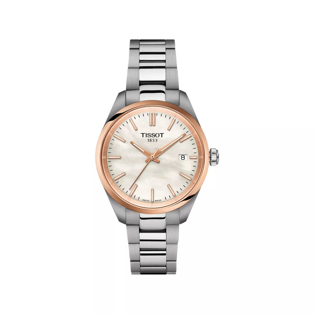 Tissot PR 100 Quartz 34mm Pink Dial Steel Women's Watch T150.210.11.331.00 silver  female 5