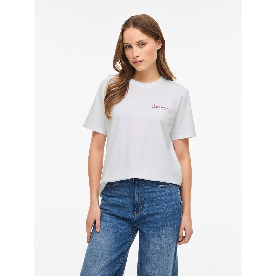 VILA - T-Shirt, für Damen, Weiss, Größe XS 6
