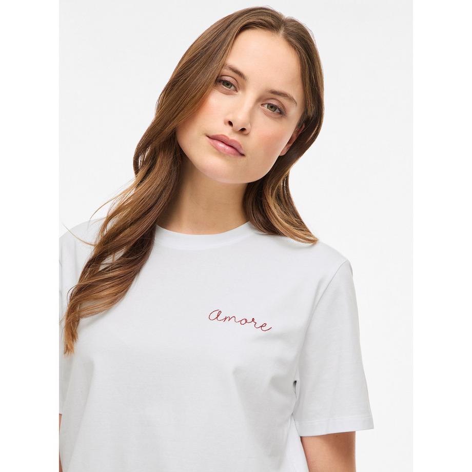 VILA T-Shirt Rundhals Kurzarm  