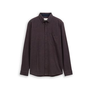 TOM TAILOR Meliertes Langarm Button Down Hemd  