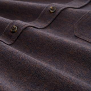 TOM TAILOR Meliertes Langarm Button Down Hemd  