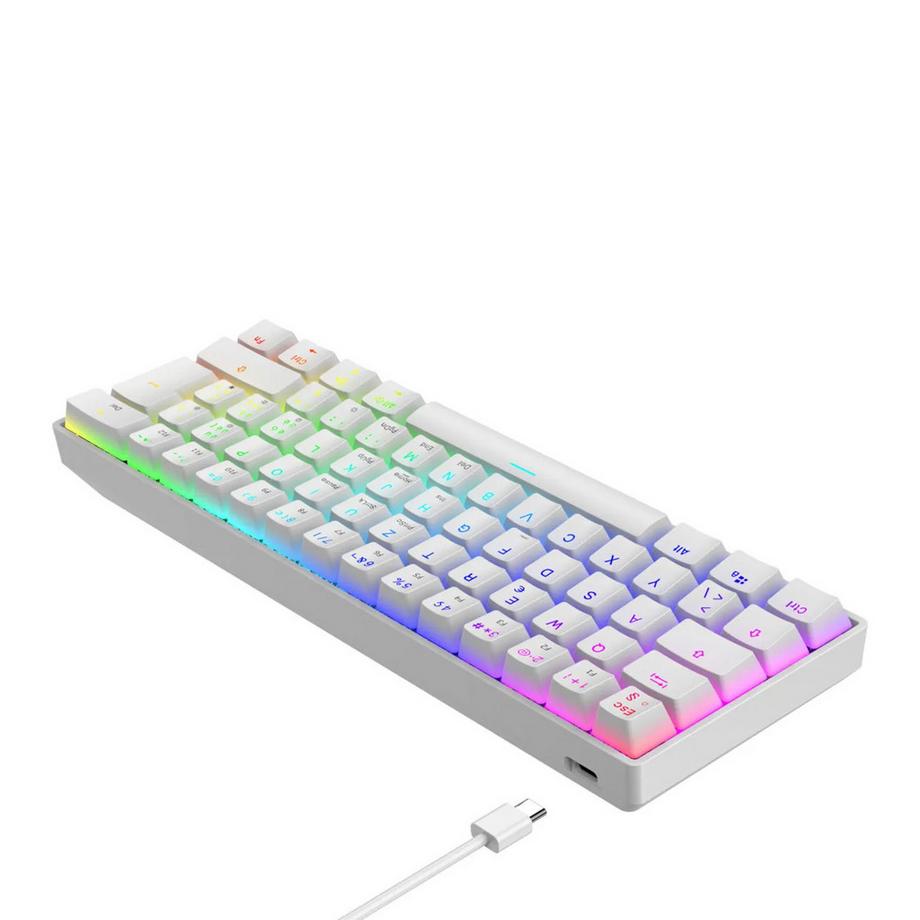 DELTACO Mechanical KB DK470  GAM-175-W Gaming-Tastatur 