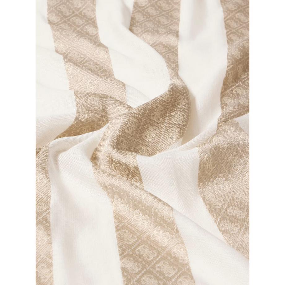 GUESS Noelle II Écharpe à Motif Rayé  