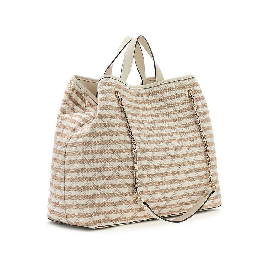 GUESS Giully II Tote Bag Gestreiftes Muster  