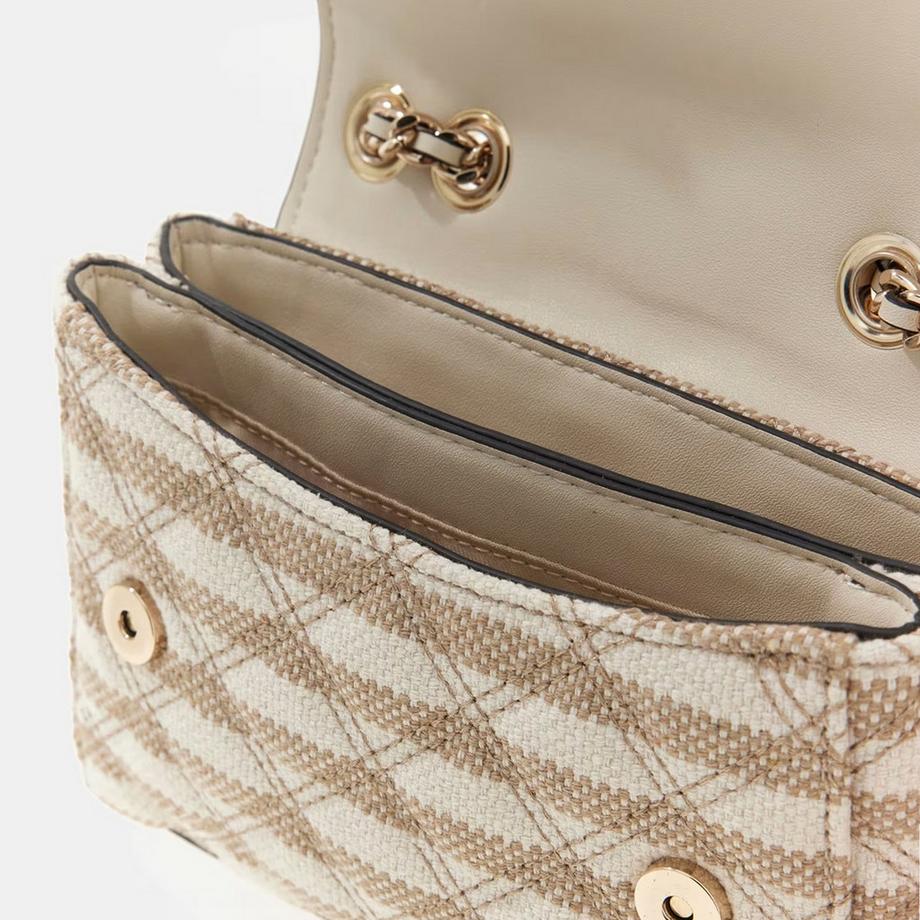 GUESS Giully II Sac à Bandoulière avec Motif Matelassé  