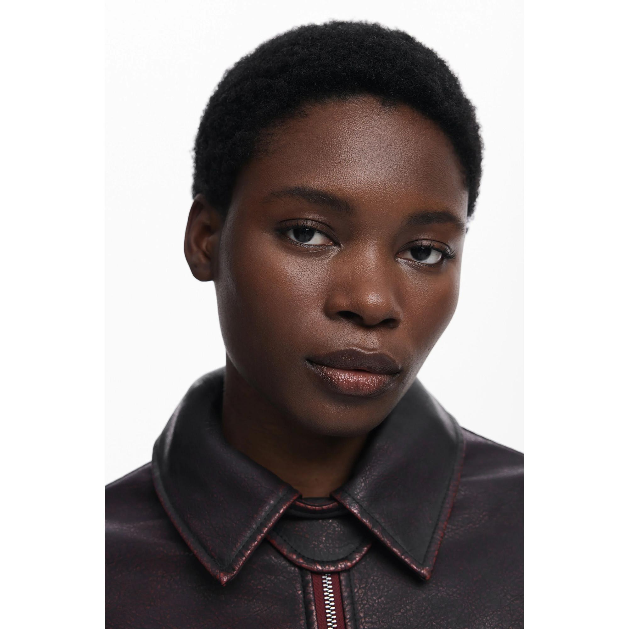 Desigual Jacke Leder-Look  